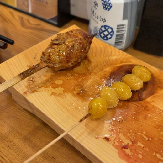 鳥しるべ　つくねと銀杏